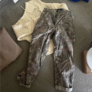 Abercrombie & Fitch Camouflage structured pants